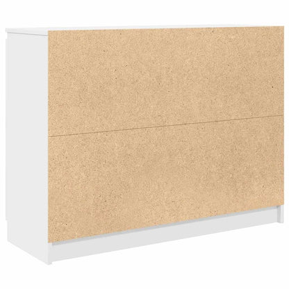 Dressoir met lades 100,5x35x76 cm spaanplaat wit