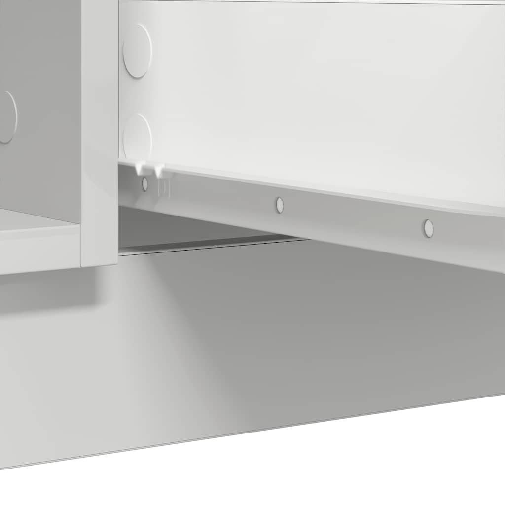 Dressoir met lades 100,5x35x76 cm spaanplaat wit