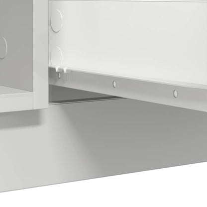 Dressoir met lades 100,5x35x76 cm spaanplaat wit