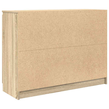 Dressoir met lades 100,5x35x76cm spaanplaat sonoma eikenkleurig