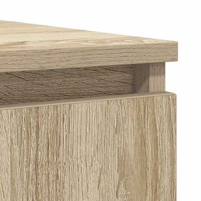 Dressoir met lades 100,5x35x76cm spaanplaat sonoma eikenkleurig