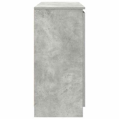 Dressoir met lades 100,5x35x76 cm spaanplaat betongrijs