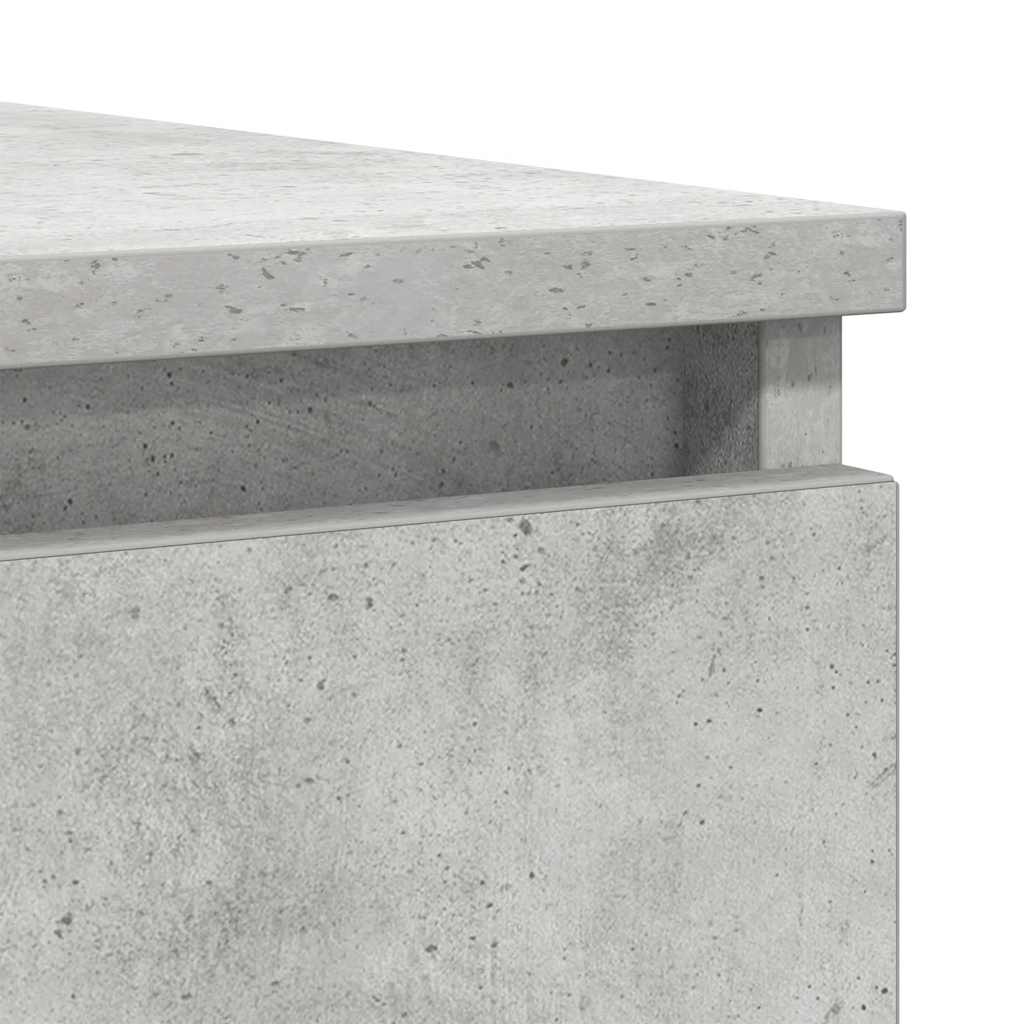 Dressoir met lades 100,5x35x76 cm spaanplaat betongrijs