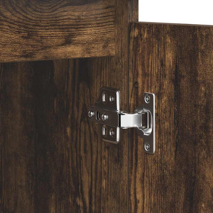 Dressoir met lades 100,5x35x76 cm spaanplaat gerookt eiken