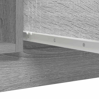 Dressoir met lades 100,5x35x76 cm spaanplaat grijs Sonoma