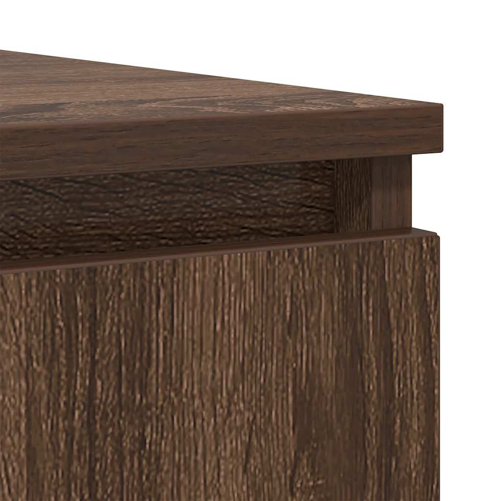 Dressoir met lades 100,5x35x76 cm spaanplaat bruin eikenkleurig