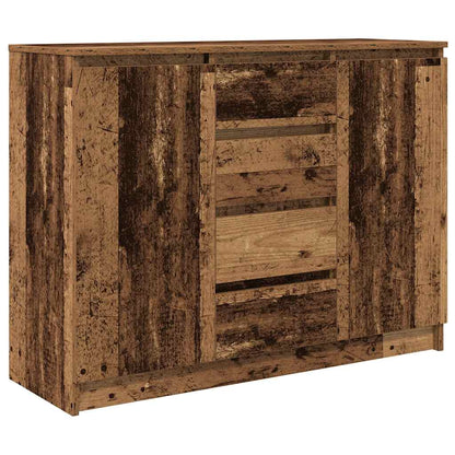 Dressoir met lades 100,5x35x76 cm spaanplaat bewerkt hout