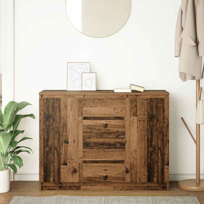 Dressoir met lades 100,5x35x76 cm spaanplaat bewerkt hout