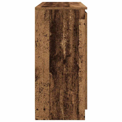 Dressoir met lades 100,5x35x76 cm spaanplaat bewerkt hout