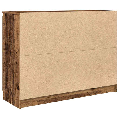 Dressoir met lades 100,5x35x76 cm spaanplaat bewerkt hout