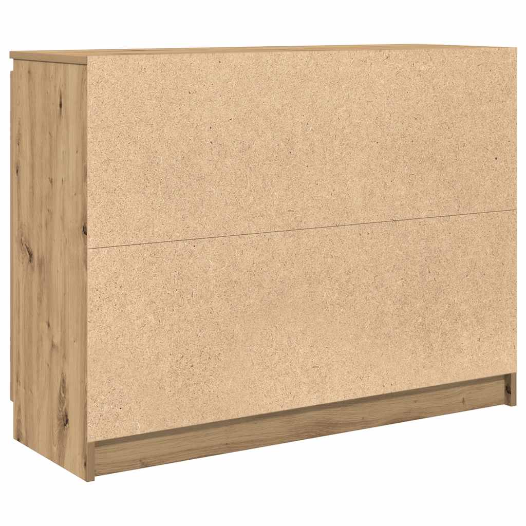 Dressoir met lades 100,5x35x76 cm spaanplaat artisanaal