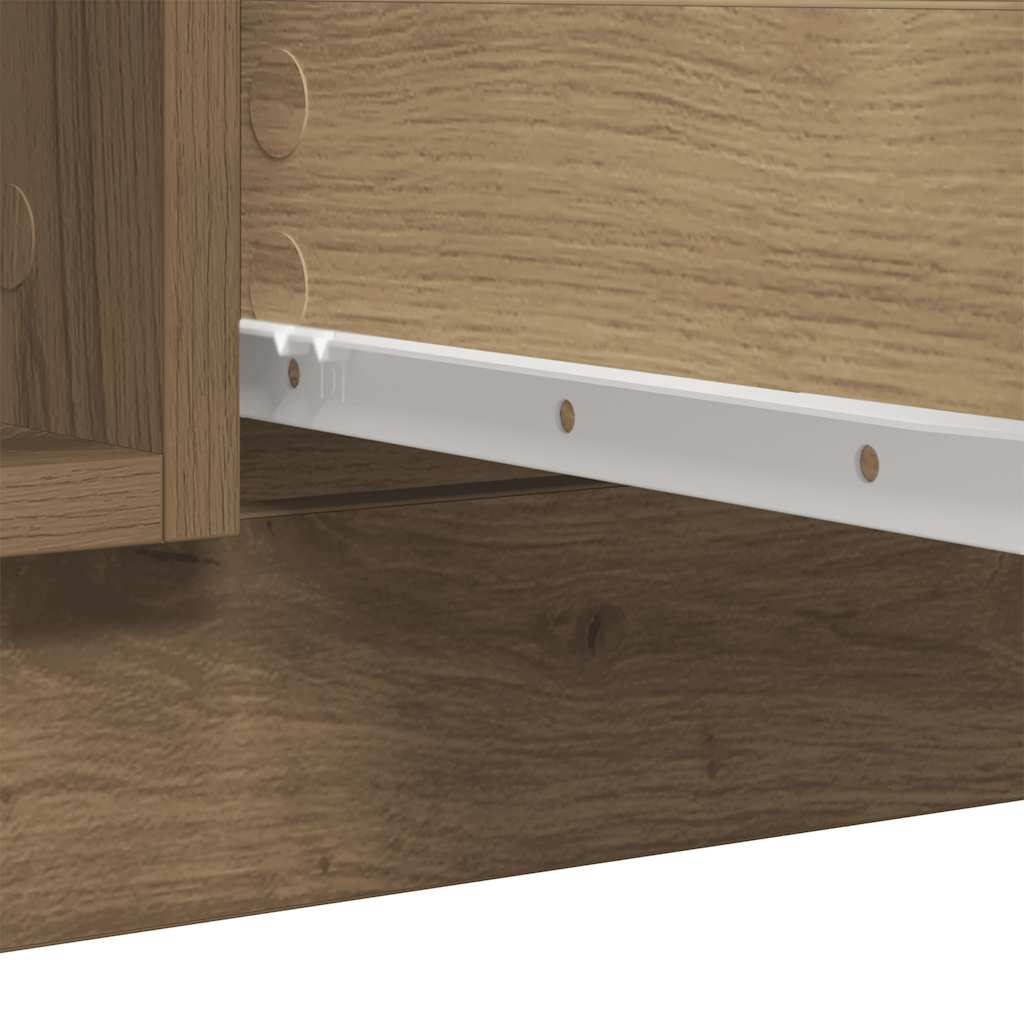 Dressoir met lades 100,5x35x76 cm spaanplaat artisanaal
