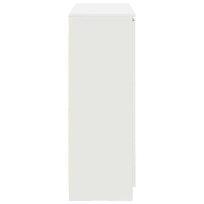 Dressoir met lades 100,5x35x98,5 cm spaanplaat wit