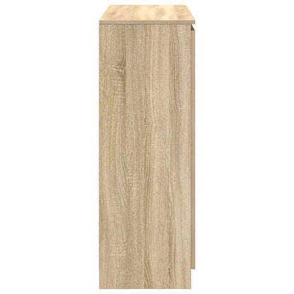 Dressoir met lades 100,5x35x98,5 cm spaanplaat sonoma