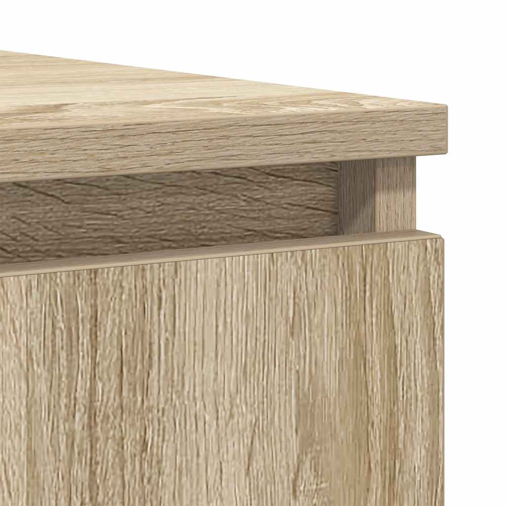 Dressoir met lades 100,5x35x98,5 cm spaanplaat sonoma