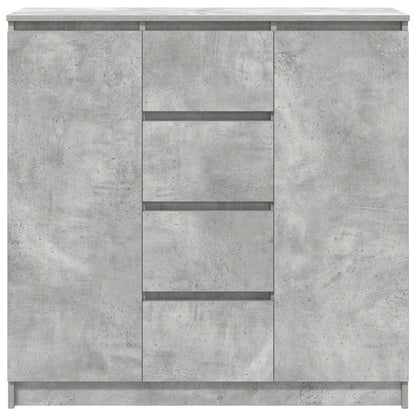 Dressoir met lades 100,5x35x98,5 cm spaanplaat betongrijs