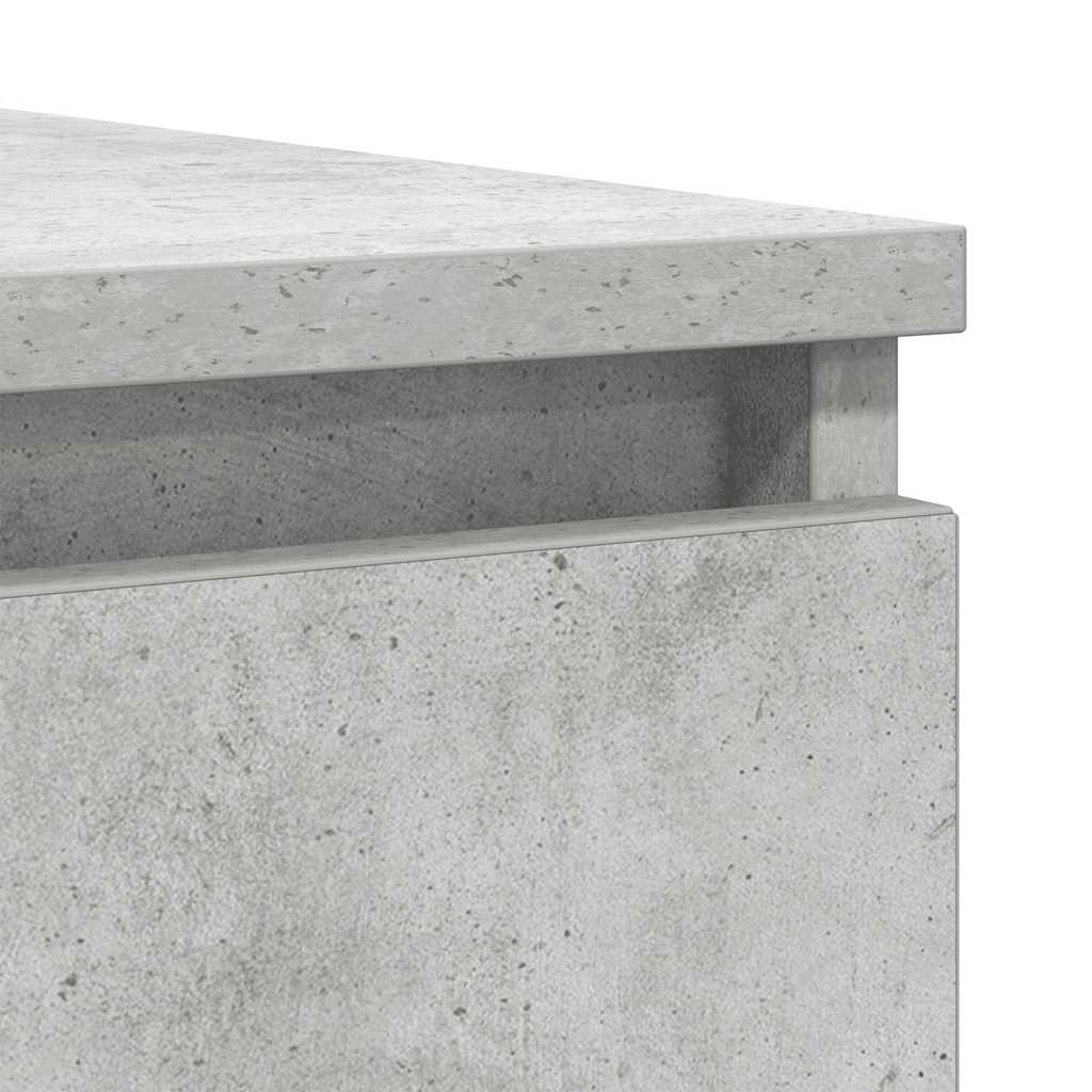Dressoir met lades 100,5x35x98,5 cm spaanplaat betongrijs