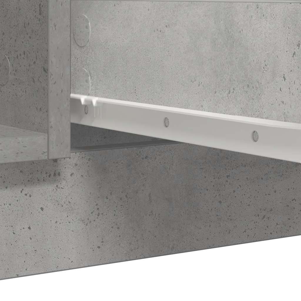 Dressoir met lades 100,5x35x98,5 cm spaanplaat betongrijs