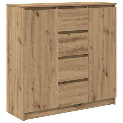 Dressoir met lades 100,5x35x98,5 cm spaanplaat artisanaal