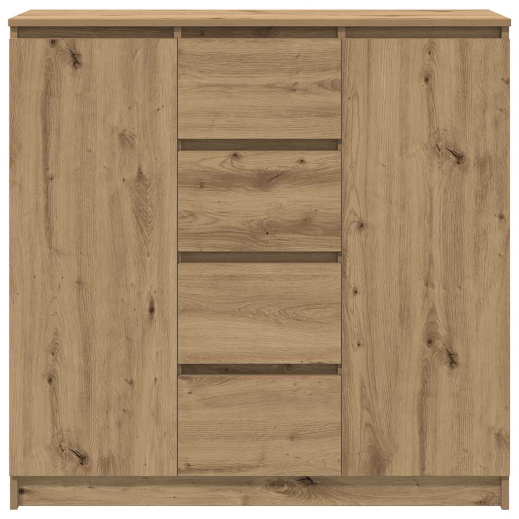 Dressoir met lades 100,5x35x98,5 cm spaanplaat artisanaal