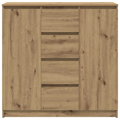 Dressoir met lades 100,5x35x98,5 cm spaanplaat artisanaal