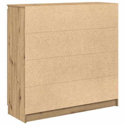 Dressoir met lades 100,5x35x98,5 cm spaanplaat artisanaal