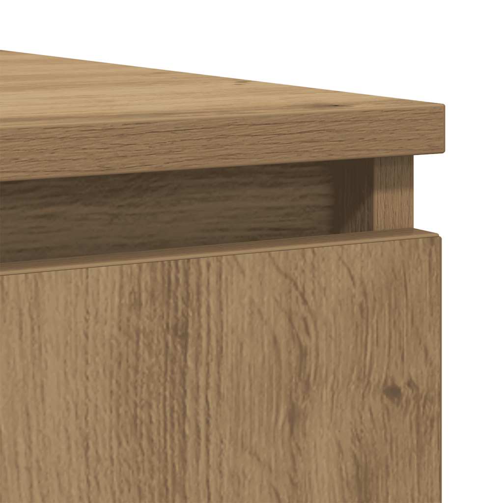 Dressoir met lades 100,5x35x98,5 cm spaanplaat artisanaal