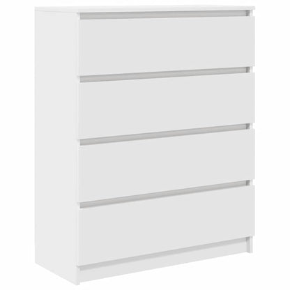 Dressoir 80x35x99 cm bewerkt hout wit