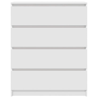 Dressoir 80x35x99 cm bewerkt hout wit
