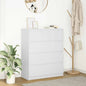 Dressoir 80x35x99 cm bewerkt hout wit