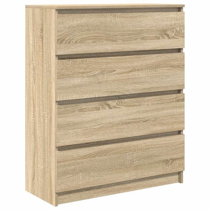 Dressoir 80x35x99 cm spaanplaat Sonoma eikenkleurig