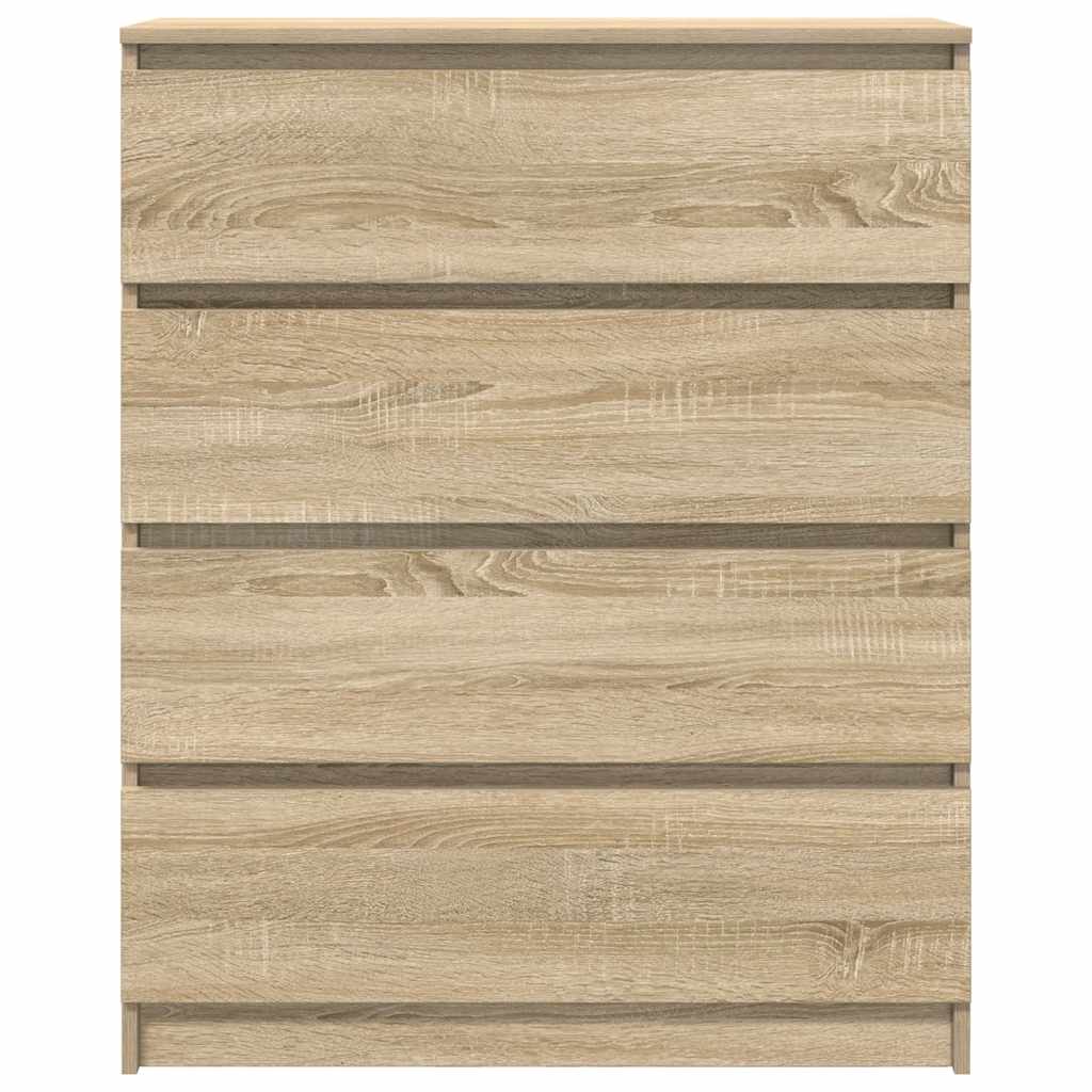 Dressoir 80x35x99 cm spaanplaat Sonoma eikenkleurig