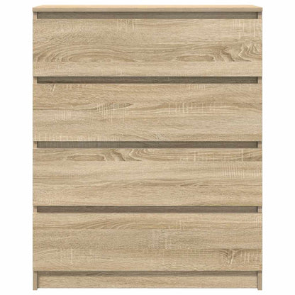 Dressoir 80x35x99 cm spaanplaat Sonoma eikenkleurig