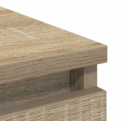 Dressoir 80x35x99 cm spaanplaat Sonoma eikenkleurig