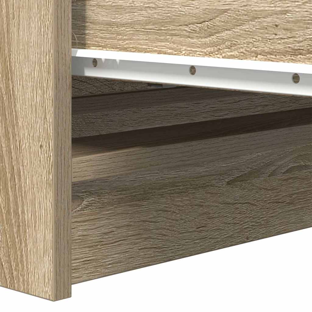 Dressoir 80x35x99 cm spaanplaat Sonoma eikenkleurig