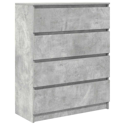 Dressoir 80x35x99 cm spaanplaat betongrijs