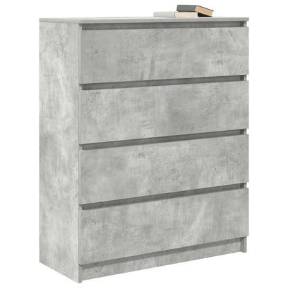 Dressoir 80x35x99 cm spaanplaat betongrijs