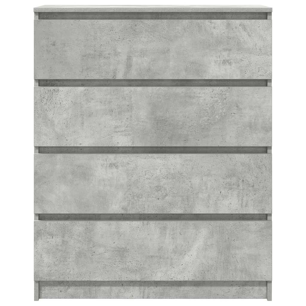 Dressoir 80x35x99 cm spaanplaat betongrijs