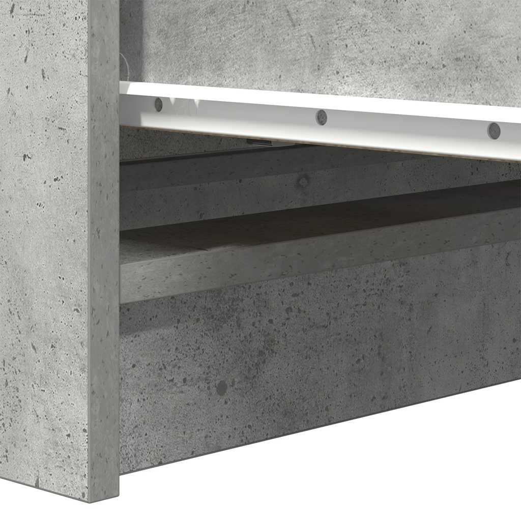 Dressoir 80x35x99 cm spaanplaat betongrijs