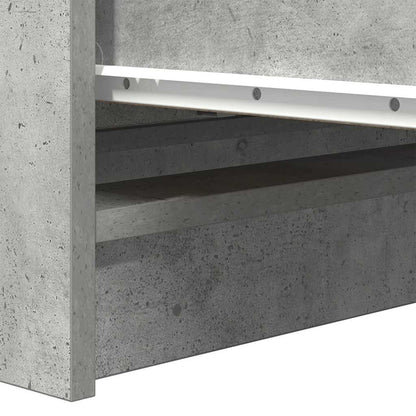 Dressoir 80x35x99 cm spaanplaat betongrijs