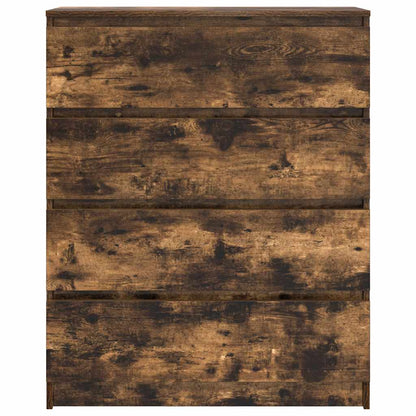 Dressoir 80x35x99 cm spaanplaat gerookt eikenkleurig