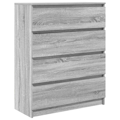 Dressoir 80x35x99 cm spaanplaat grijs sonoma