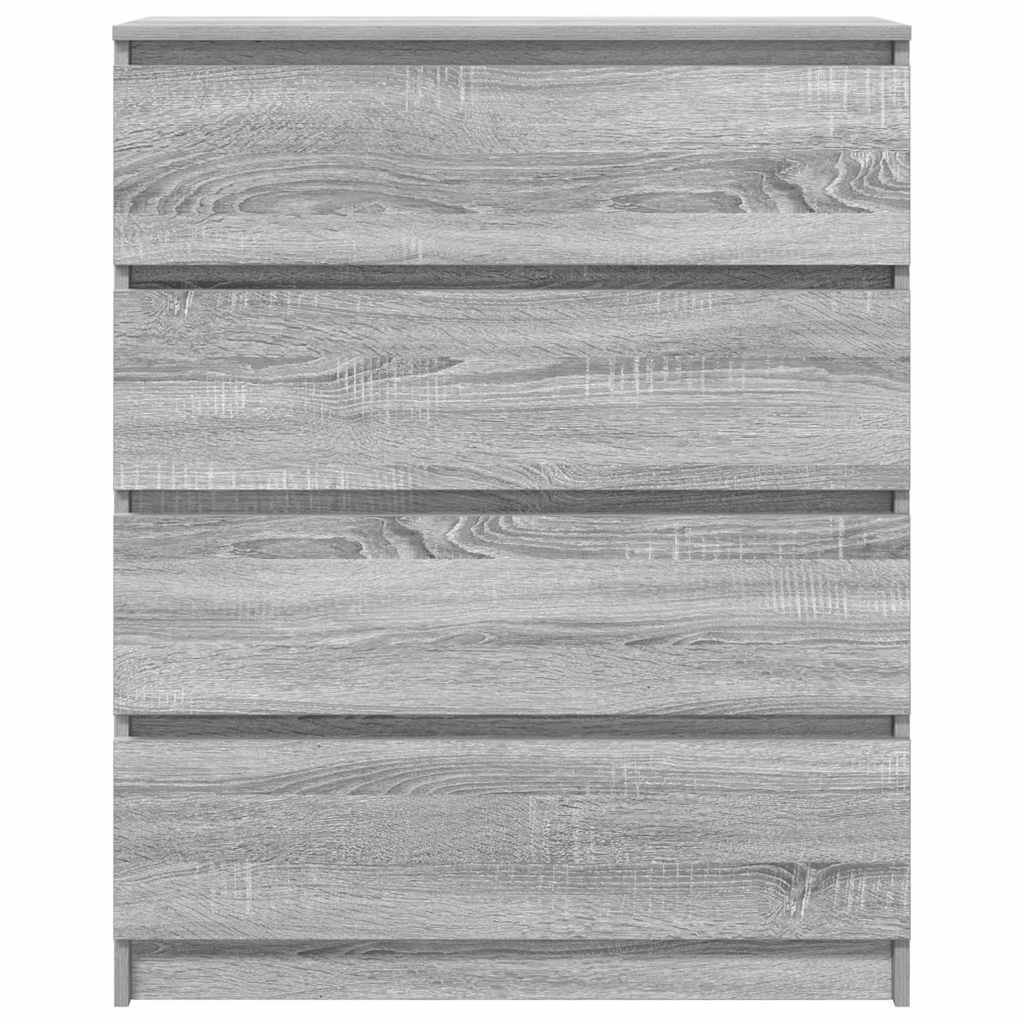 Dressoir 80x35x99 cm spaanplaat grijs sonoma