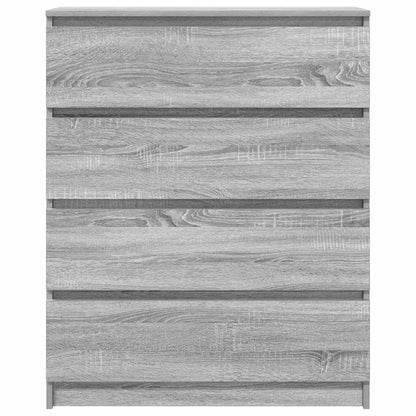 Dressoir 80x35x99 cm spaanplaat grijs sonoma