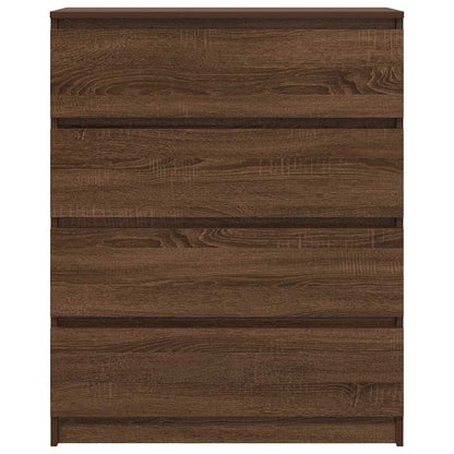 Dressoir 80x35x99 cm spaanplaat bruin eikenkleurig