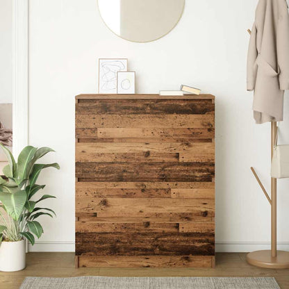 Dressoir 80x35x99 cm spaanplaat oud hout