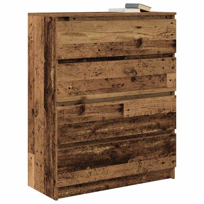 Dressoir 80x35x99 cm spaanplaat oud hout