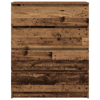 Dressoir 80x35x99 cm spaanplaat oud hout
