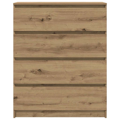 Dressoir 80x35x99 cm spaanplaat artisan eikenkleurig