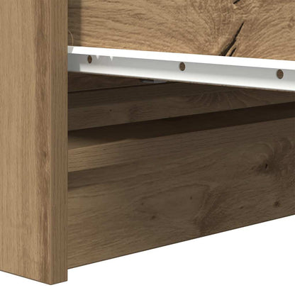 Dressoir 80x35x99 cm spaanplaat artisan eikenkleurig